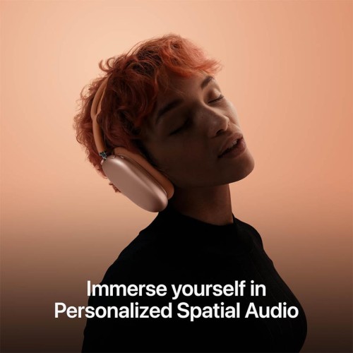 Orange airpods max Blueturm chip with noise canceling  